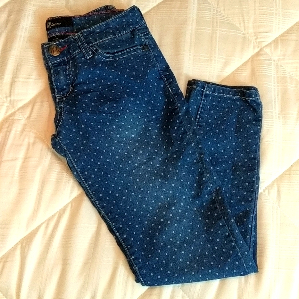Polkadot stretchy jeans
